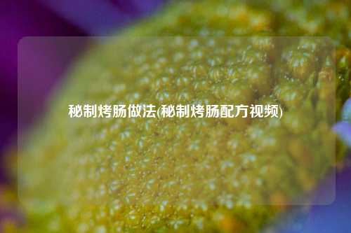 秘制烤肠做法(秘制烤肠配方视频)