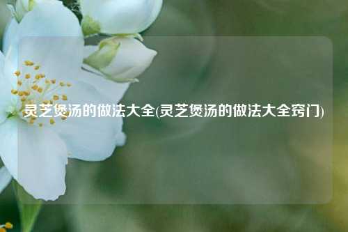 灵芝煲汤的做法大全(灵芝煲汤的做法大全窍门)